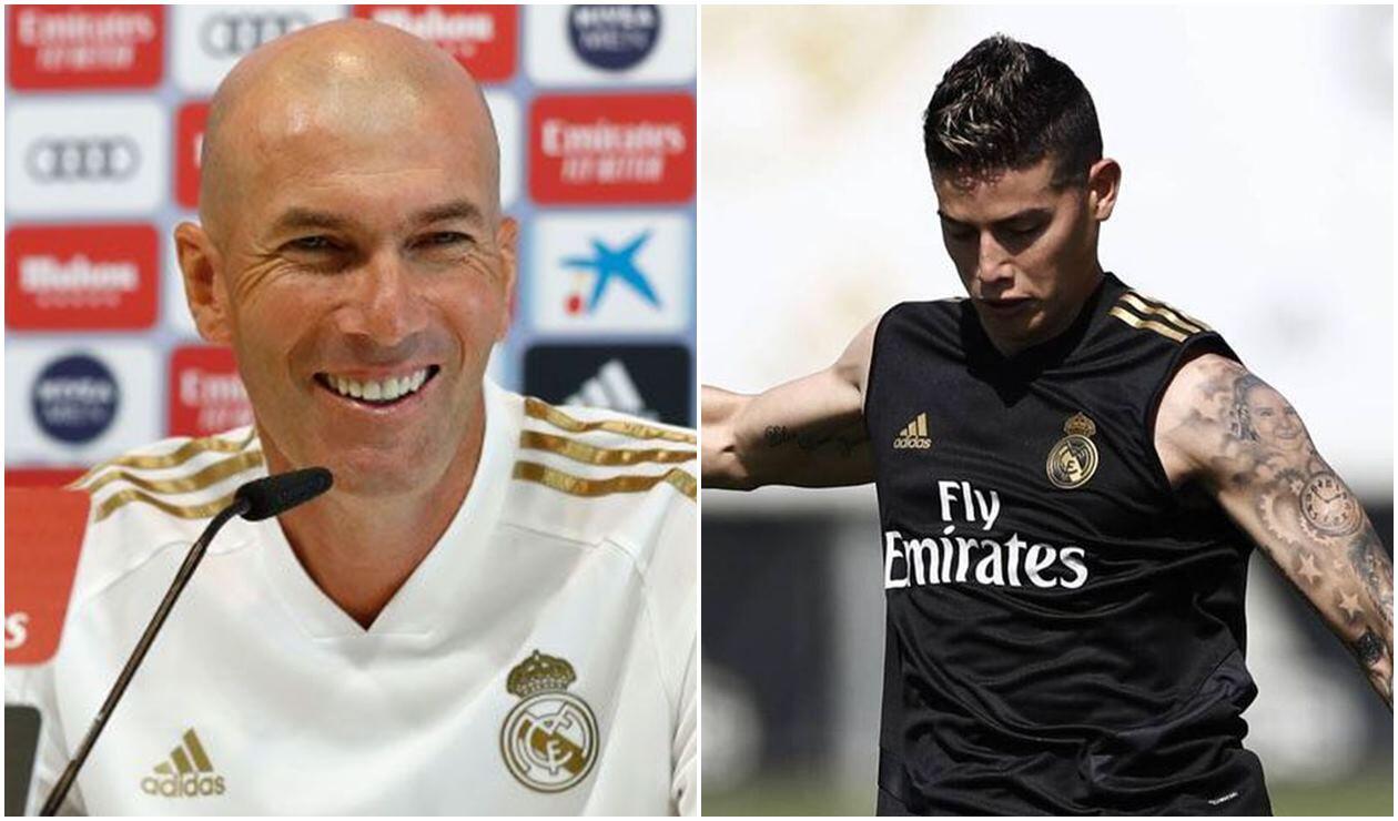 Zidane - James Rodríguez - Real Madrid