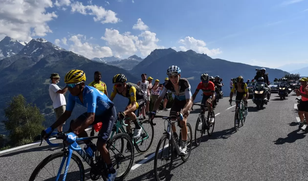 Nairo Quintana y Primoz Roglic - Tour de Francia 2018