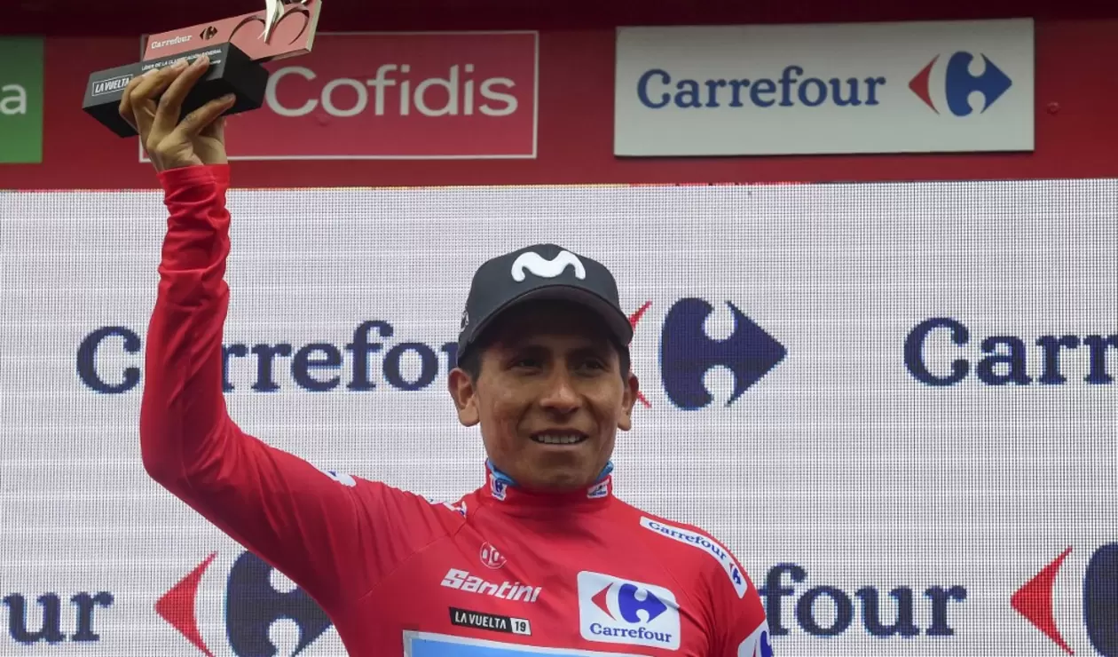 Nairo Quintana, líder de la Vuelta a España