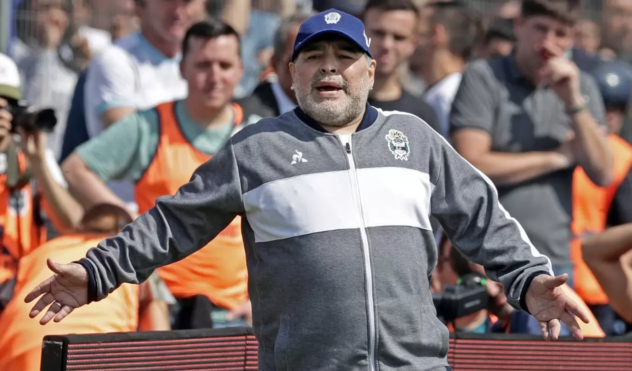 Diego Maradona, Gimnasia y Esgrima