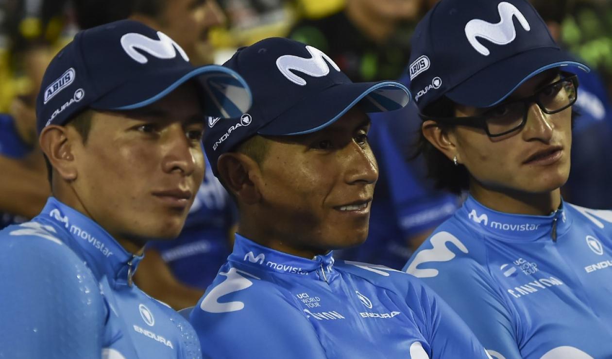 Nairo Quintana, Dayer Quintana y Winner Anacona