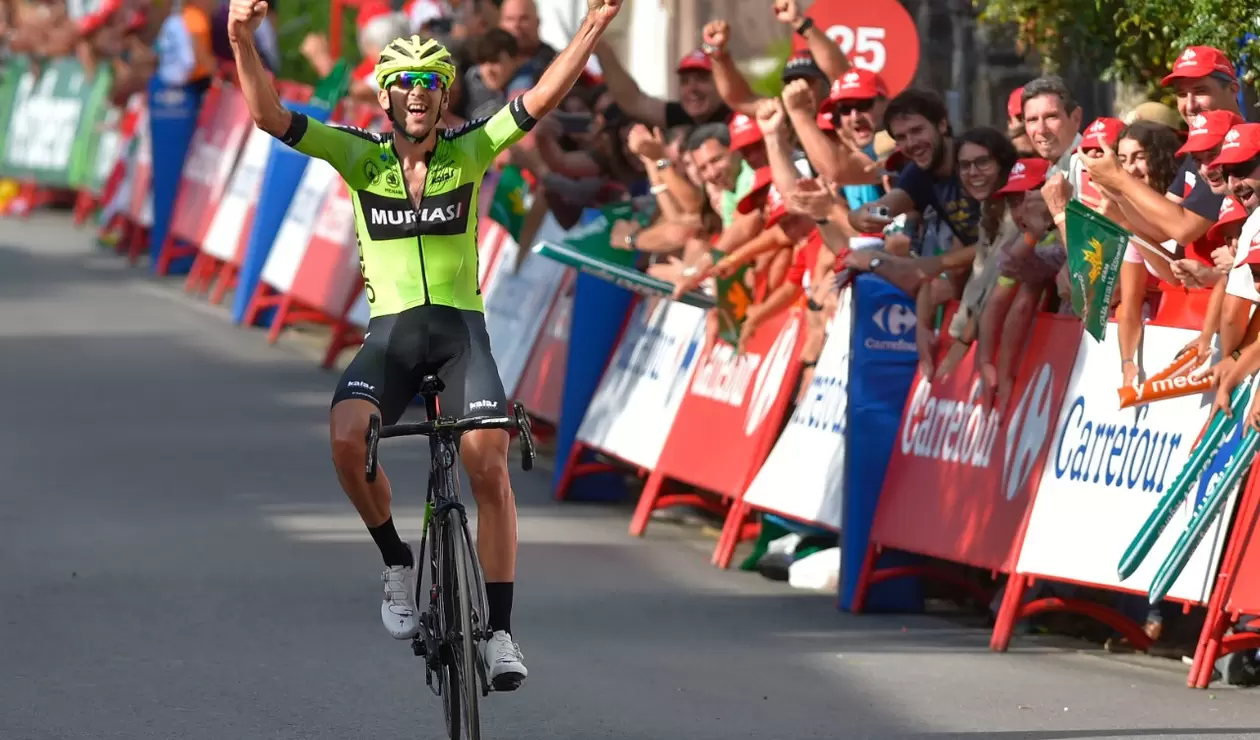 Mikel Iturria ganó la etapa 11 de la Vuelta a España