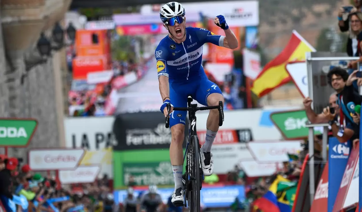 Rémi Cavagna (Quick Step) ganó la etapa 19 de la Vuelta a España