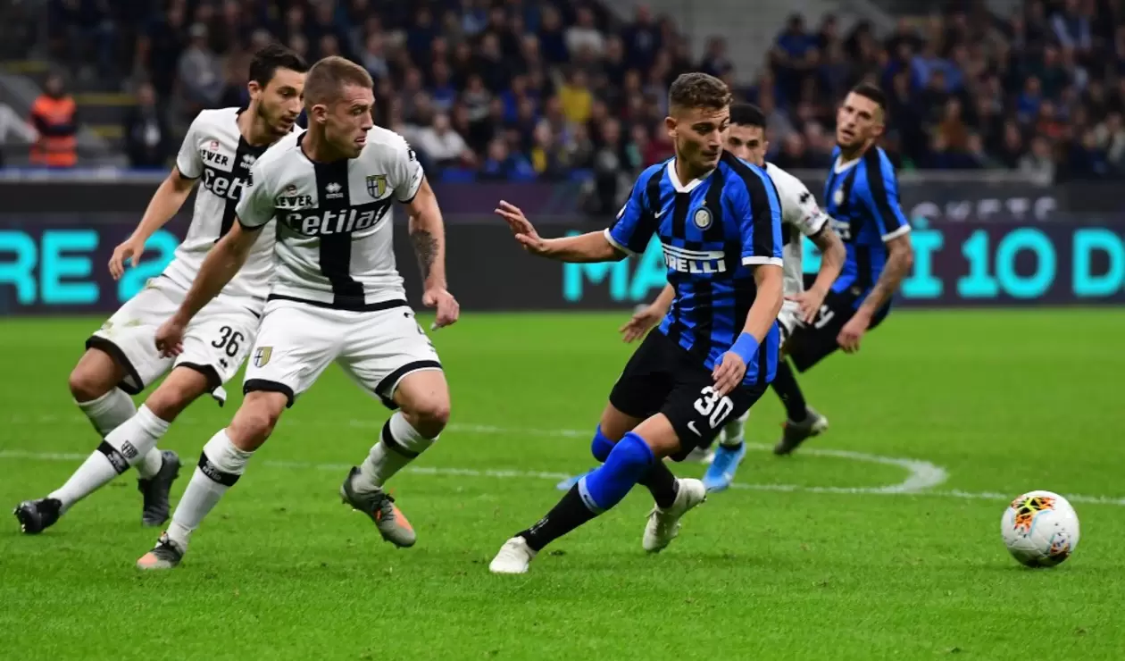 Inter vs Parma, Serie A de Italia