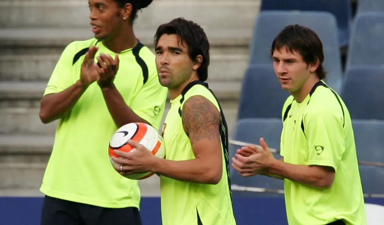 Messi, Deco y Ronaldinho