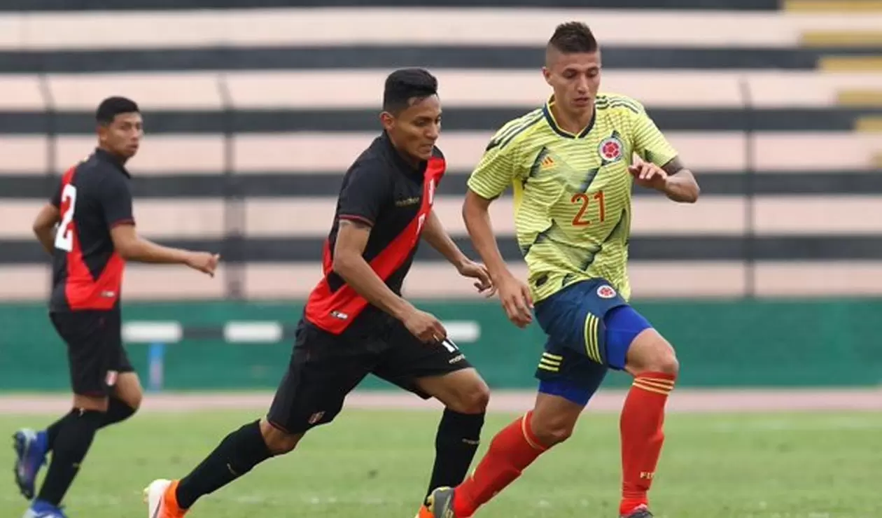 Selección Sub-23 contra Perú en amistoso