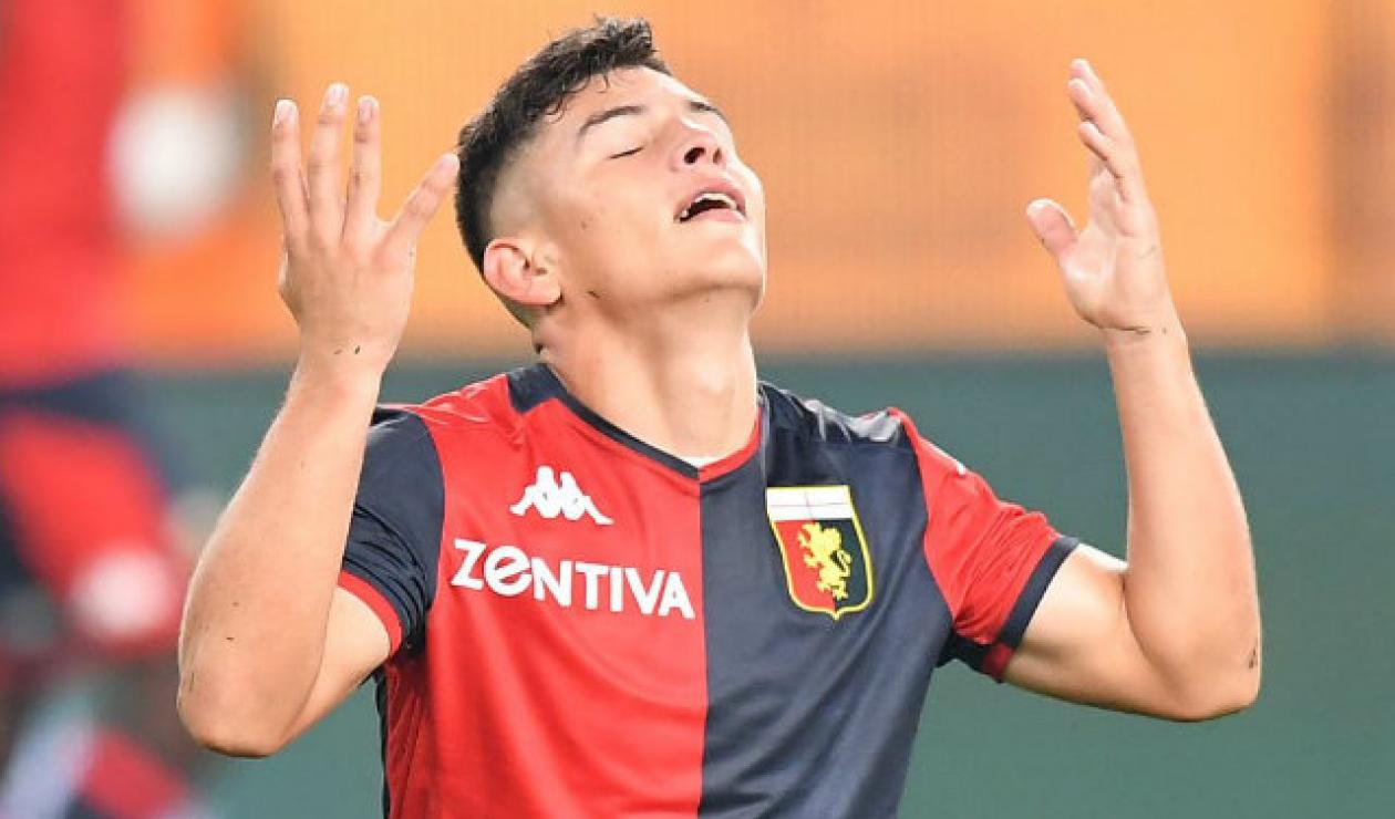 Kevin Agudelo, delantero colombiano del Genoa