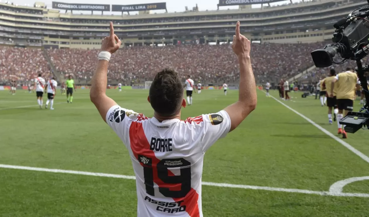 Rafael Santos Borré, delantero colombiano de River Plate
