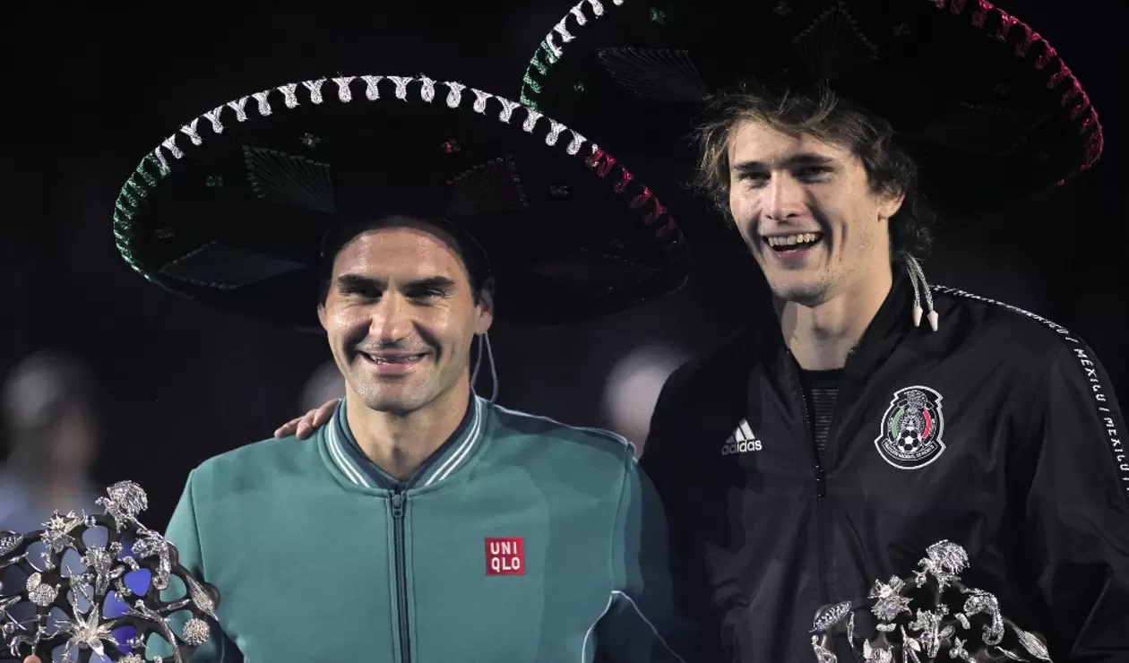 Federer y Zverev en México