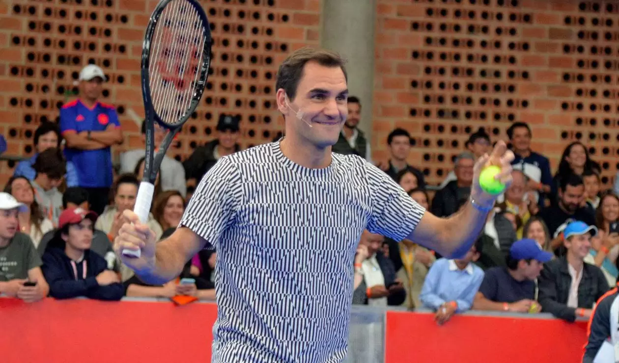 Roger Federer, evento en Bogotá