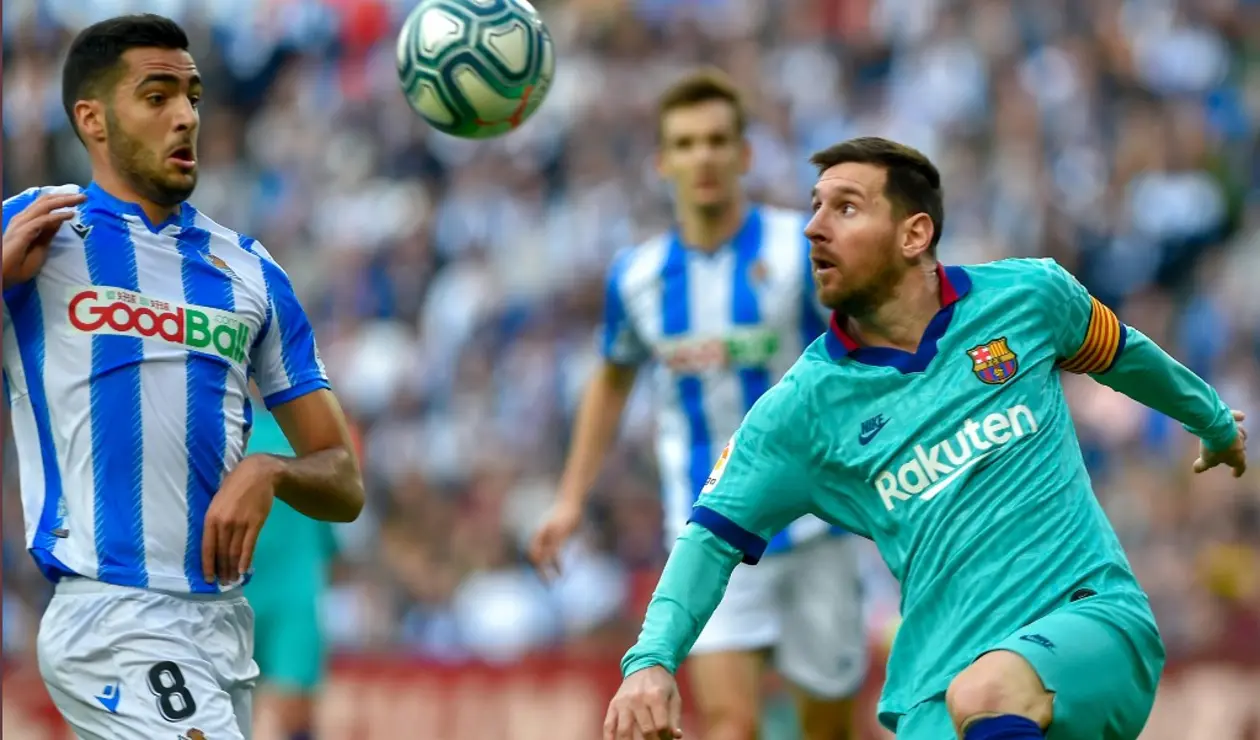 Barcelona vs Real Soecidad, Messi