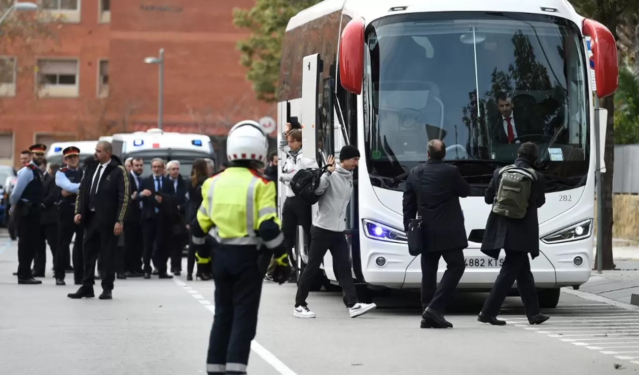Real Madrid, operativo de seguridad