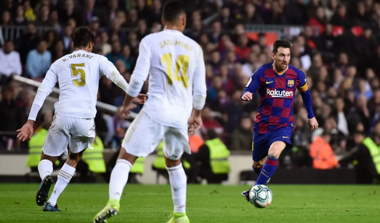 Barcelona vs Real Madrid, liga española