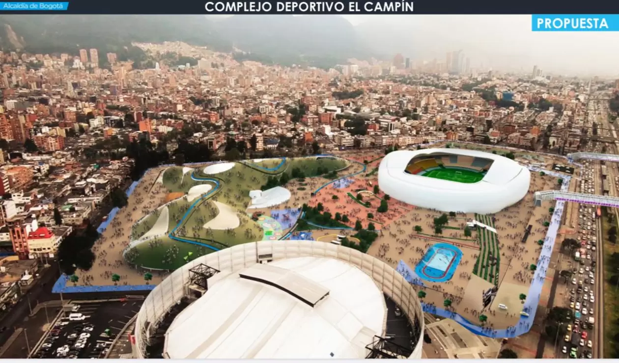 Remodelación del estadio El Campín.