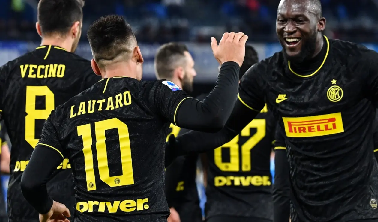 Inter de Milán - Lukaku y Lautaro Martínez