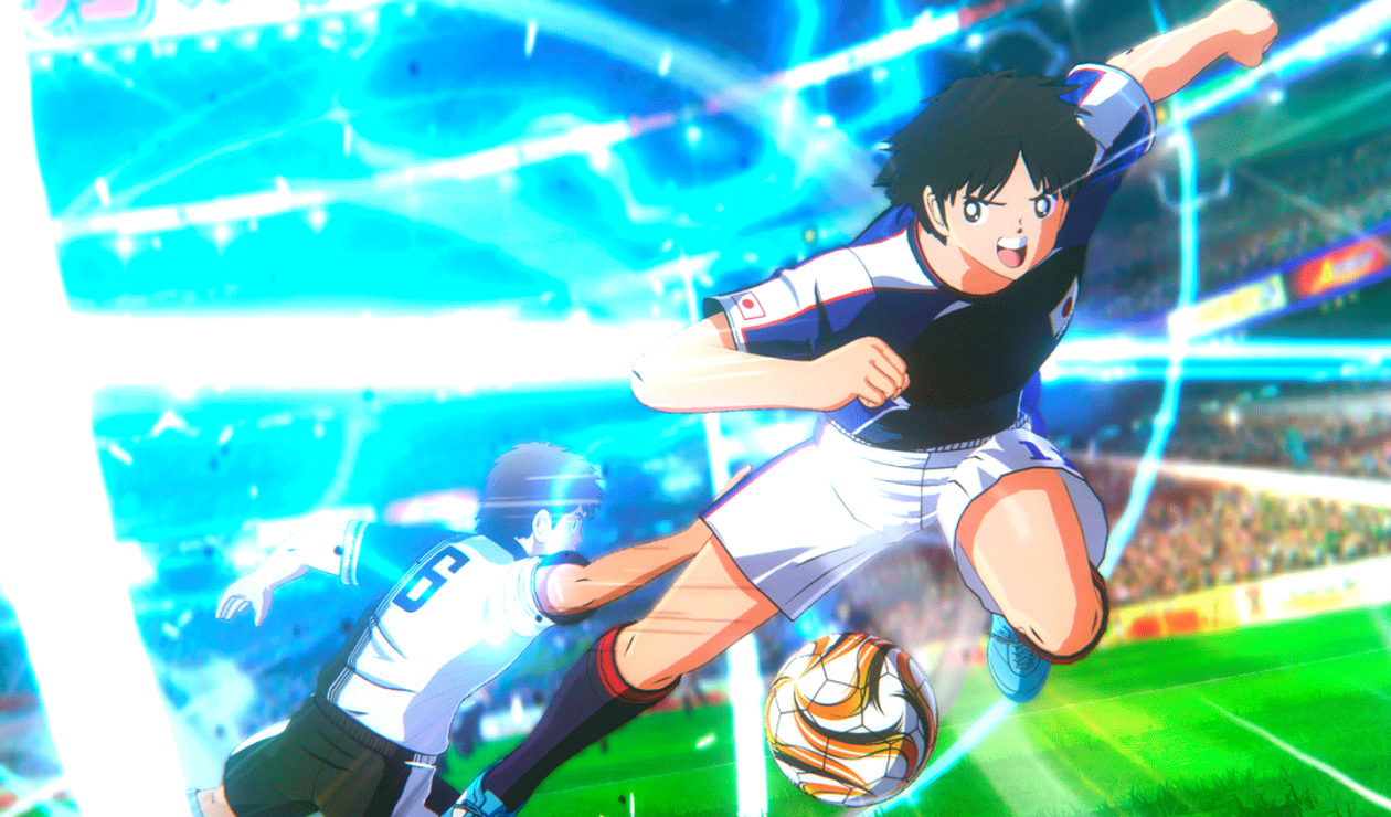 Oliver Atom juega con la selección de Japón en los Súper Campeones