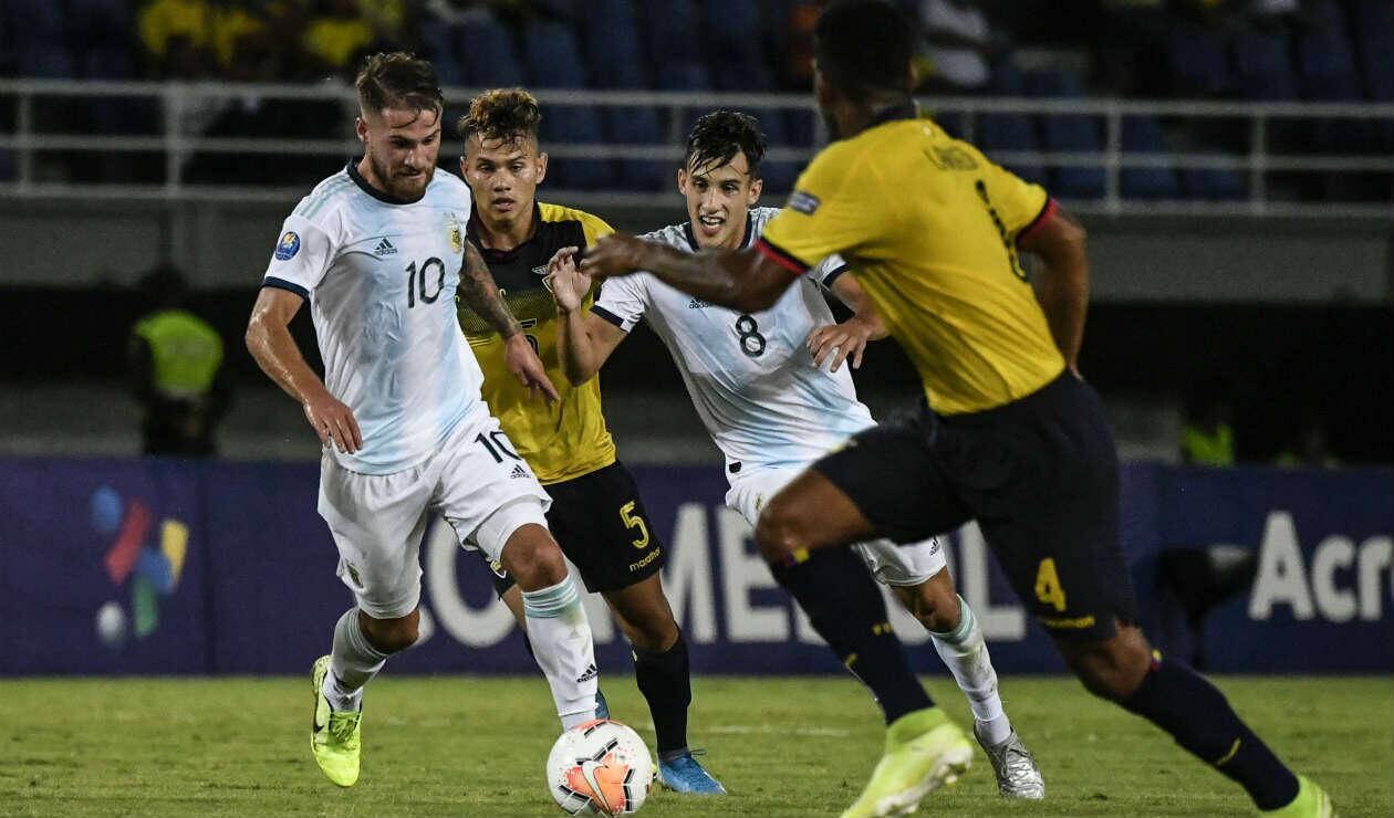 Argentina derrotó a Ecuador y está en segunda ronda del ...