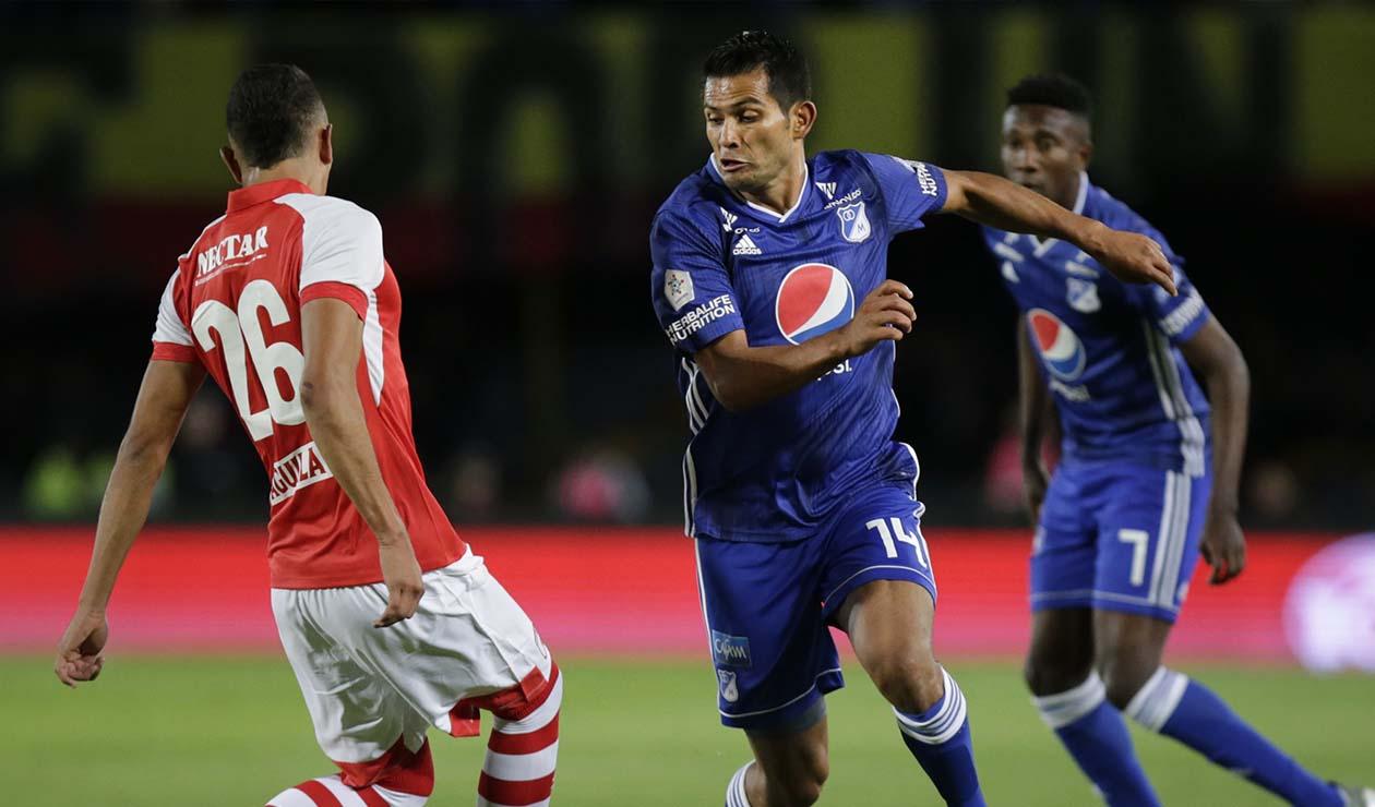Macalister Silva en el Millonarios - Santa Fe