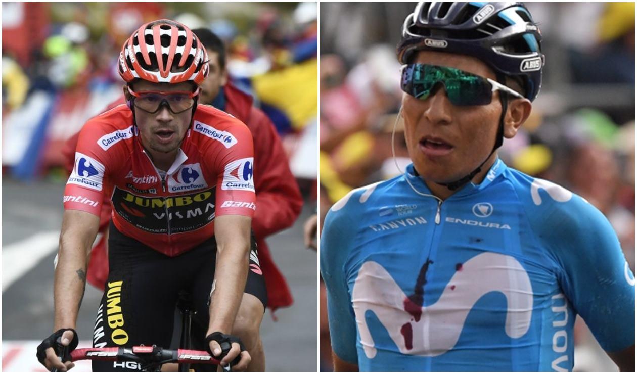 Roglic y Nairo Quintana
