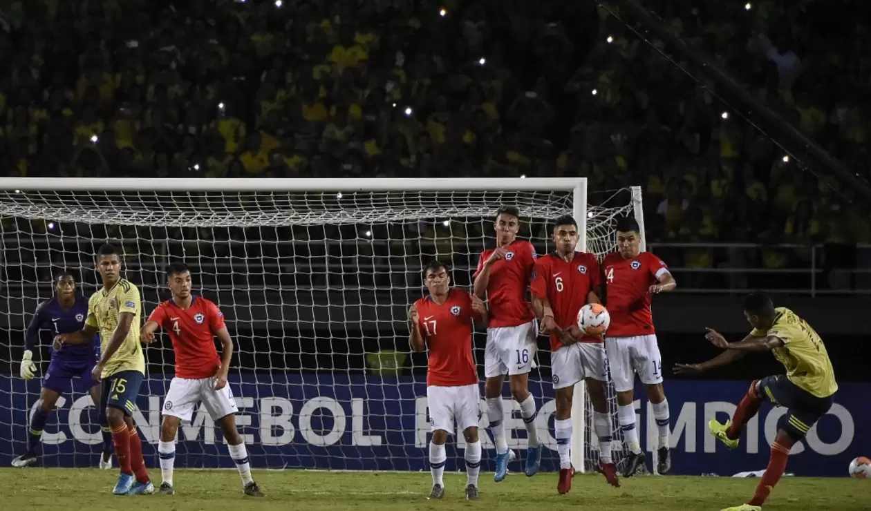 Colombia vs Chile - Torneo Preolímpico sub-23