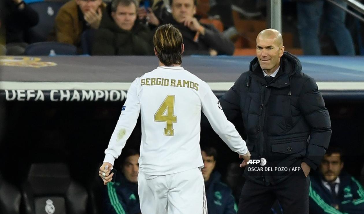 Zidane y Sergio Ramos