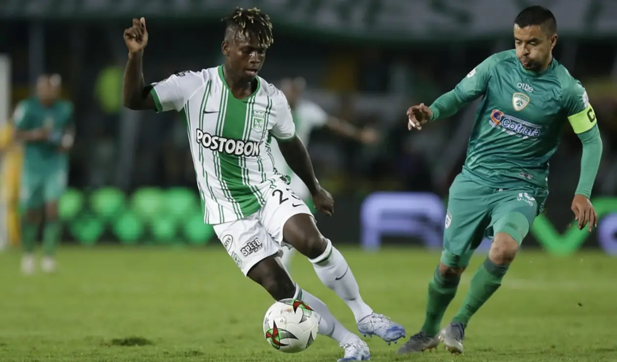 Deinner Quiñones, extremo de Atlético Nacional