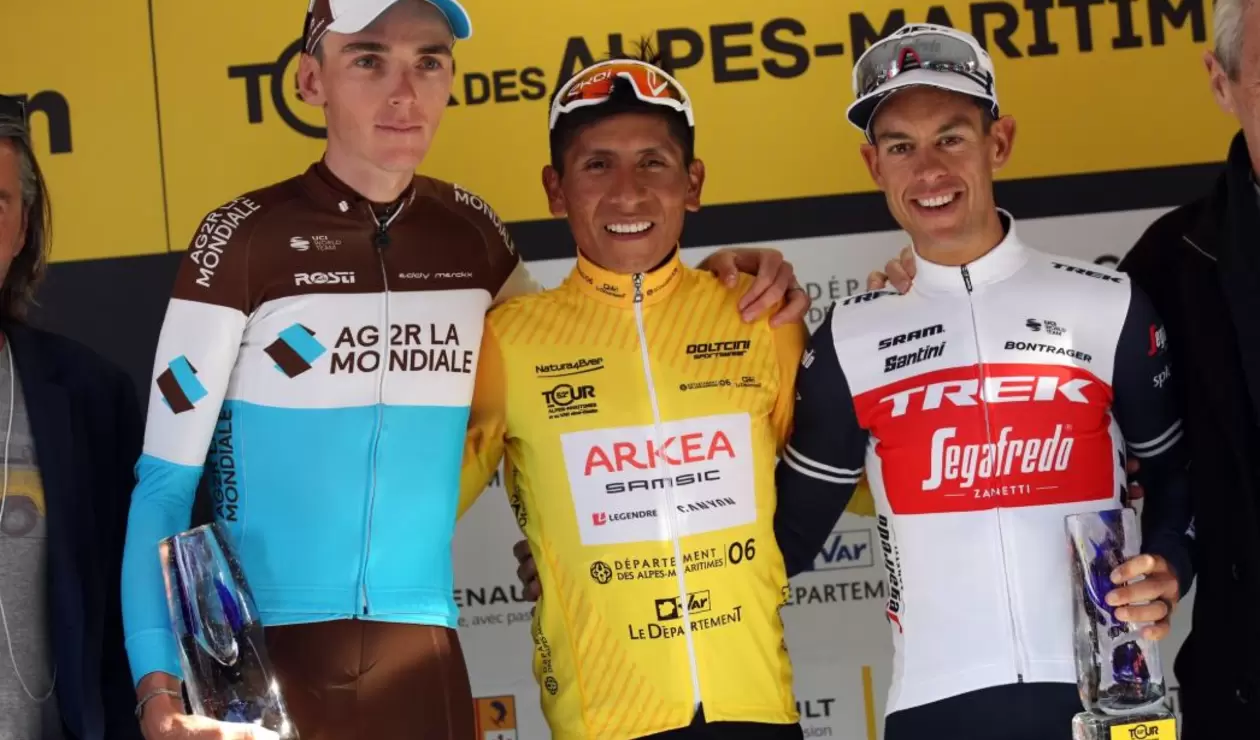 Nairo Quintana, campeón del Tour de Los Alpes Marítimos