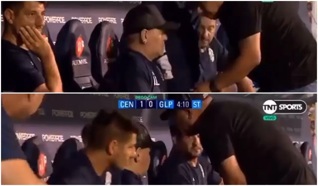 Diego Maradona, video Gimnasia de La Plata