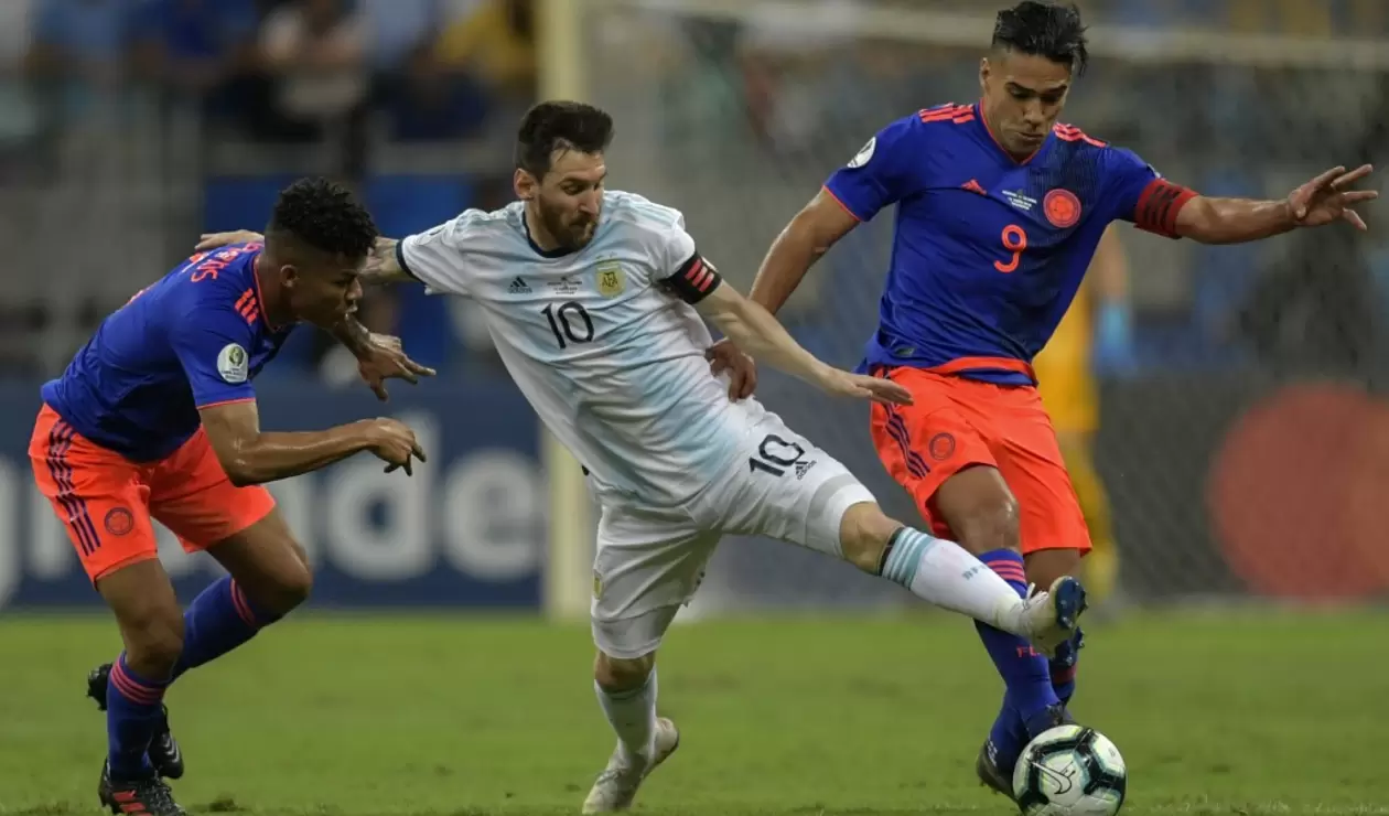 Messi y Falcao - Copa América 2019
