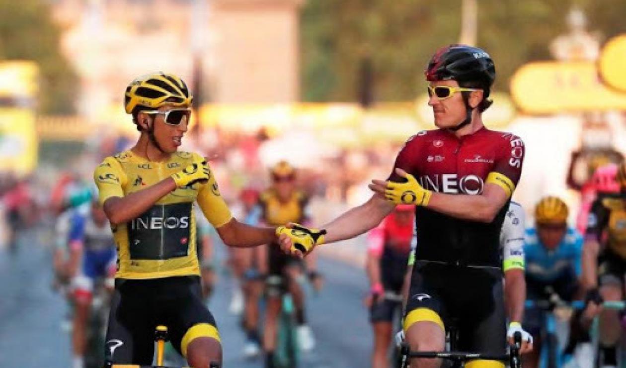 Egan Bernal y Geraint Thomas