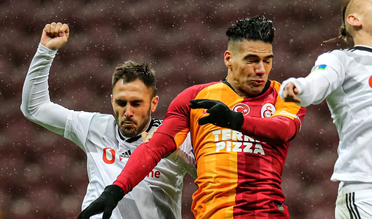 Falcao, Galatasaray vs Besiktas