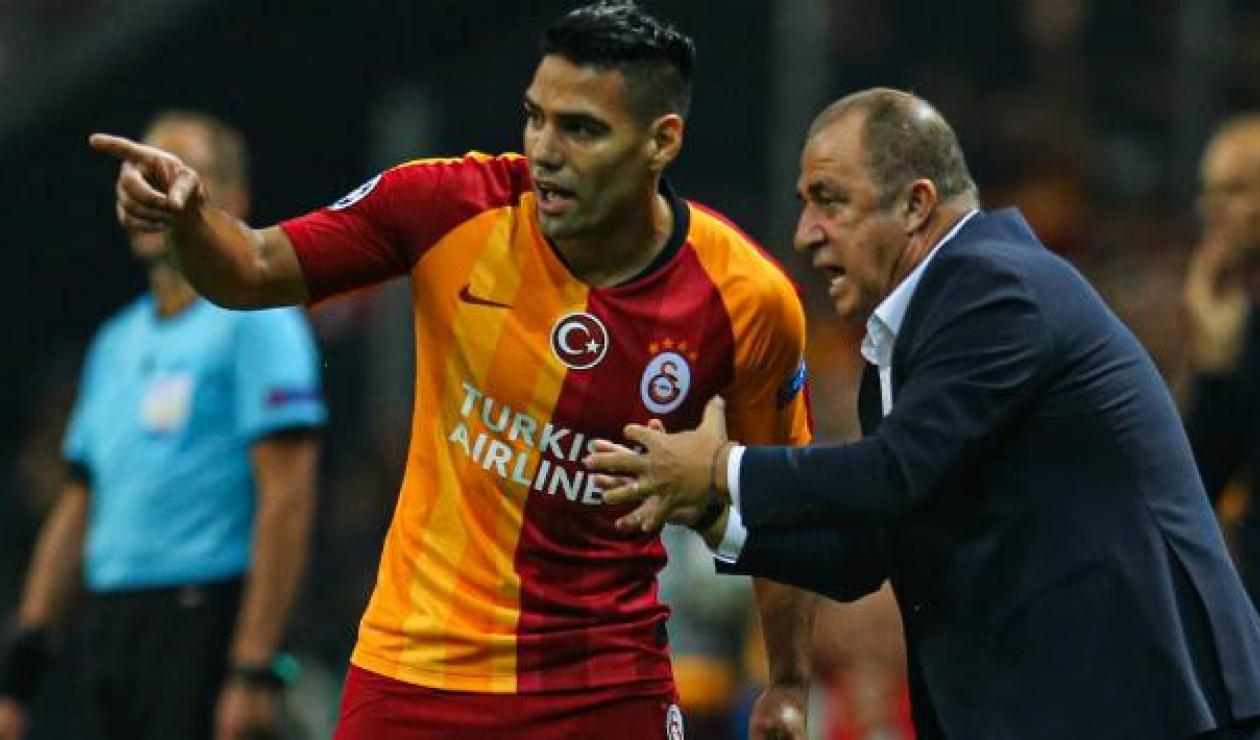 Falcao y Fatih Terim