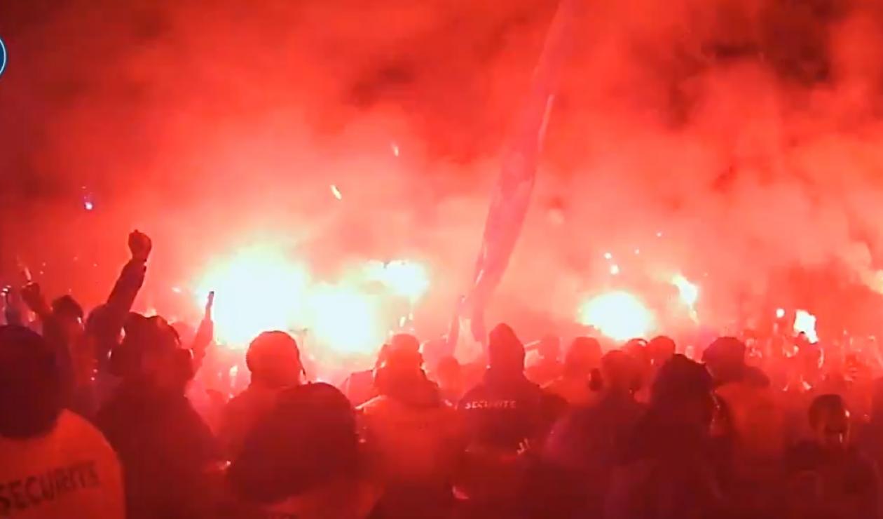 Ultras del PSG en Champions League