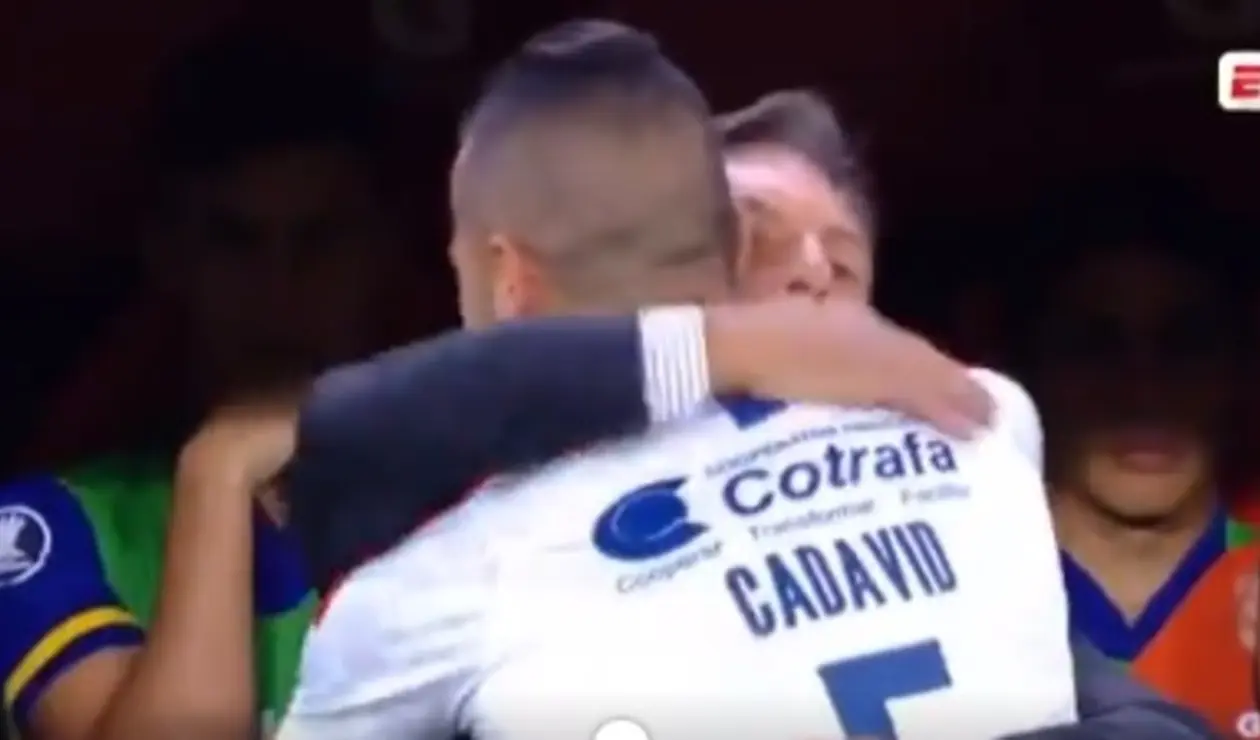 Miguel Ángel Russo y Andrés Cadavid