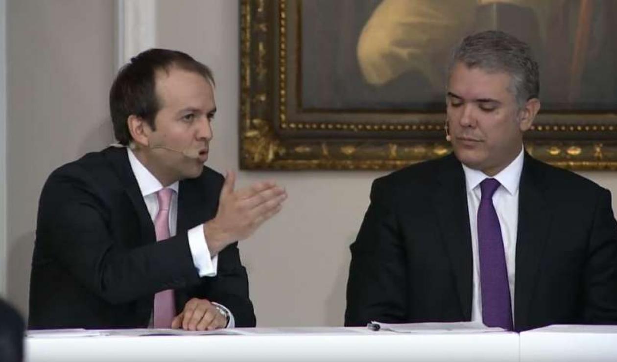 Ernesto Lucena e Iván Duque