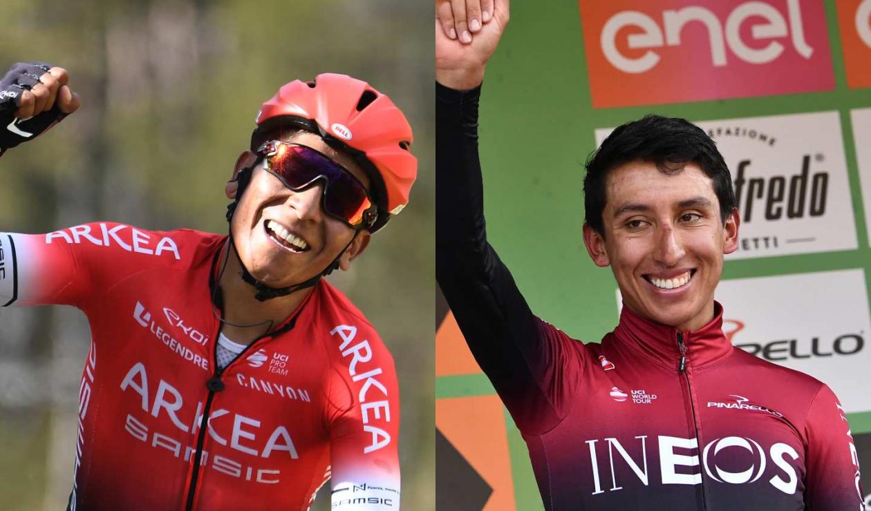 Nairo y Egan