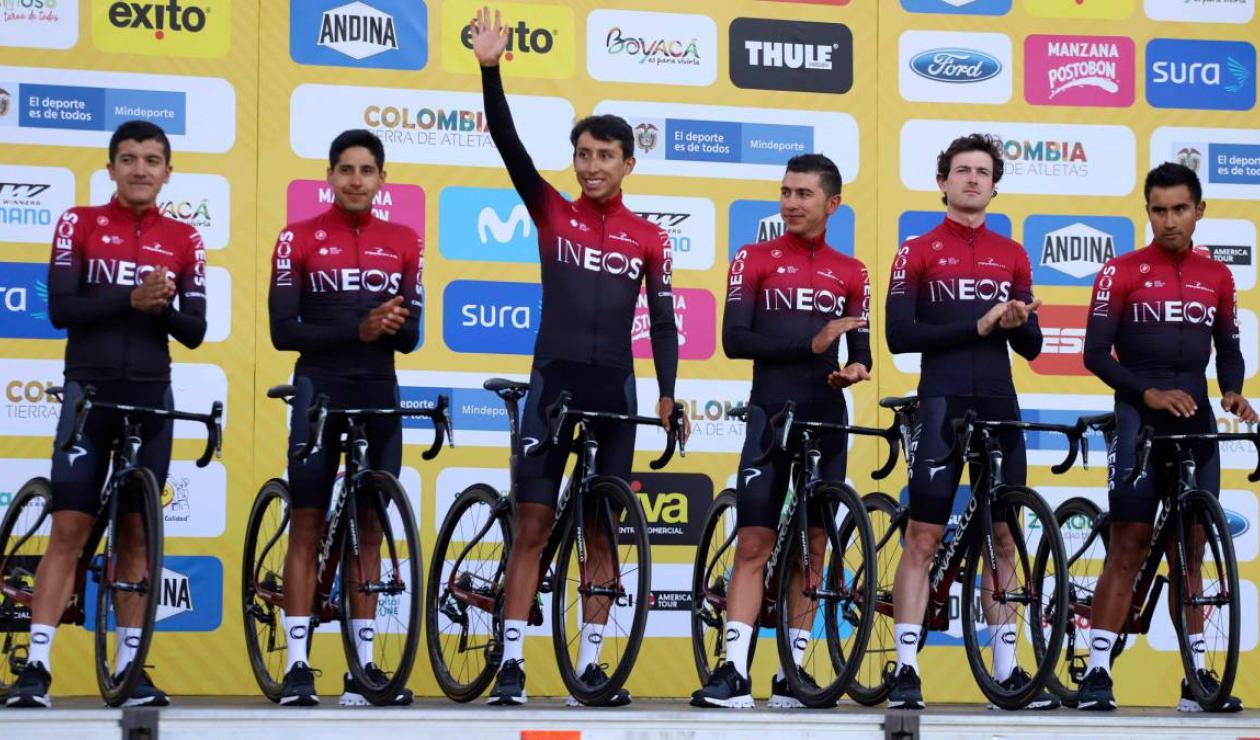 Team Ineos en el Tour Colombia 2020