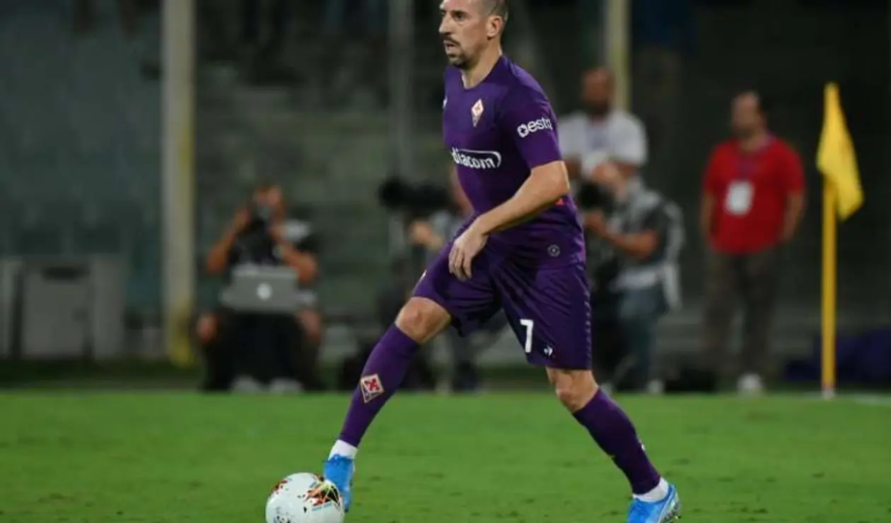 Frank Ribery, jugador de la Fiorentina