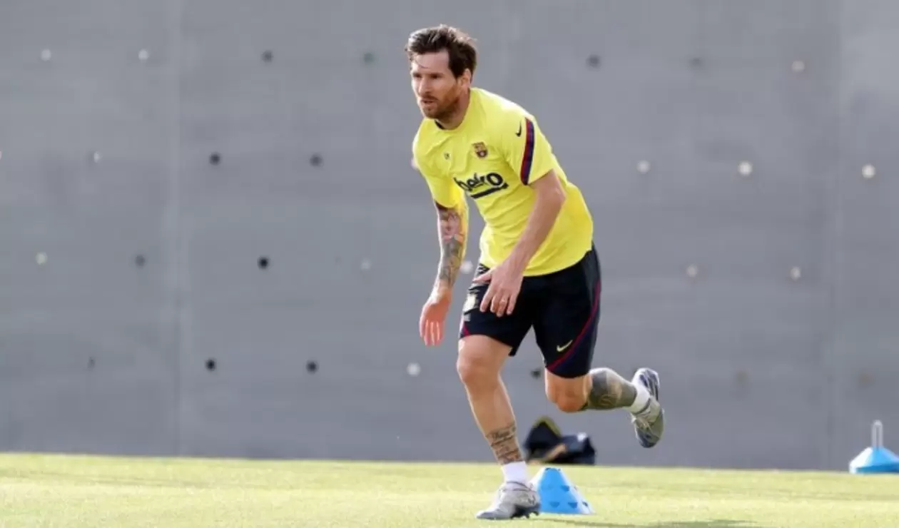 Lionel Messi- entrenamientos