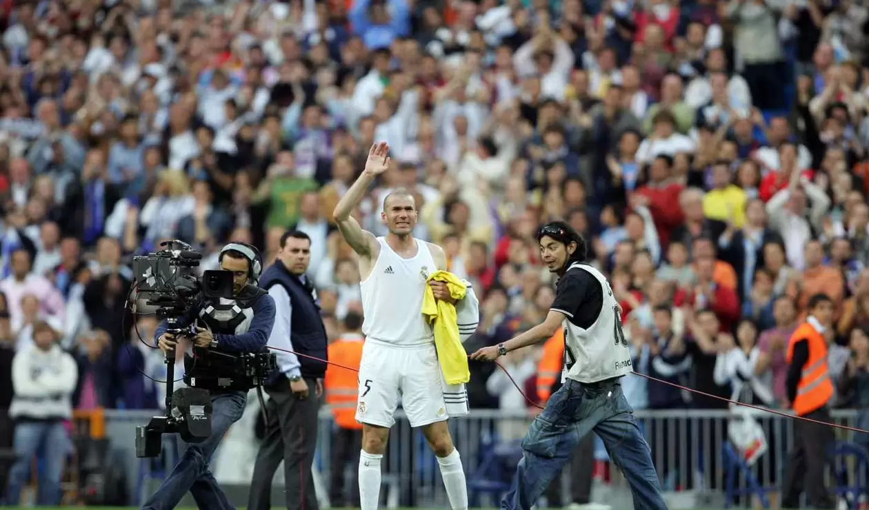 Zidane con Real Madrid