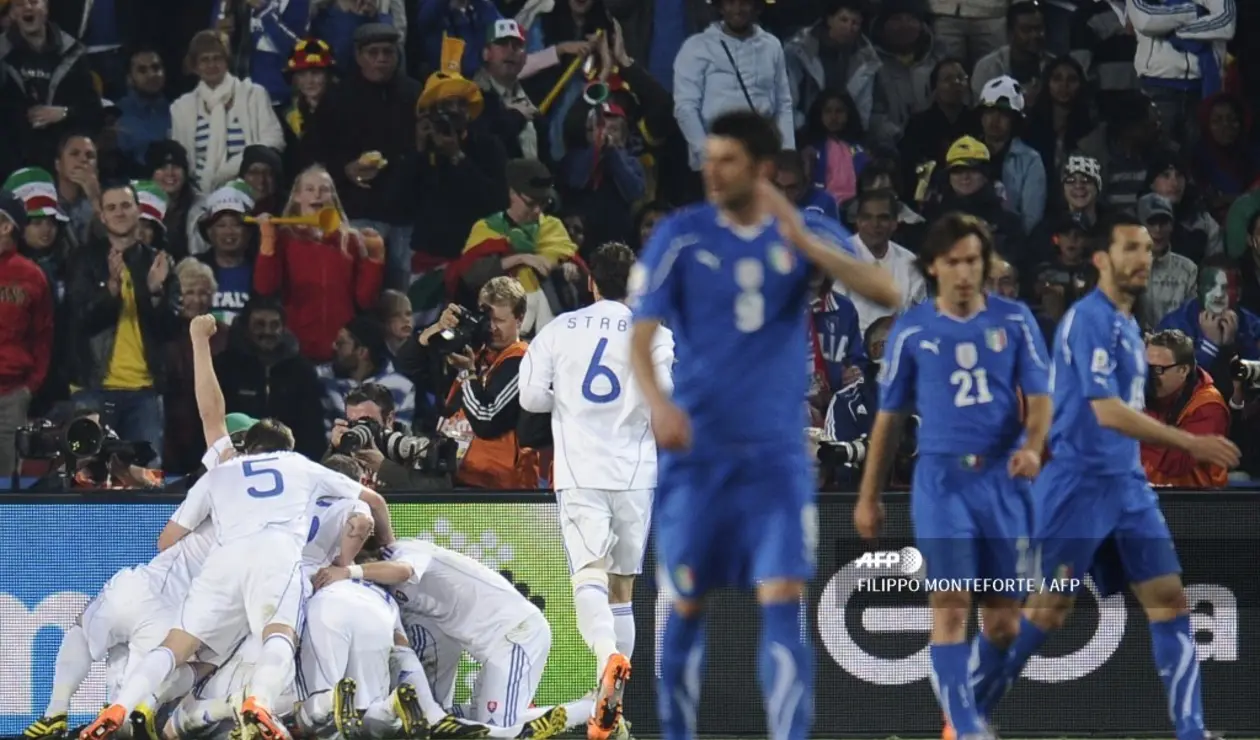 Italia, Mundial Sudáfrica 2010
