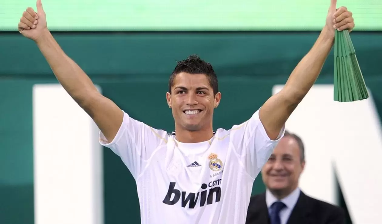 Cristiano Ronaldo, presentación en el Real Madrid en el año 2009