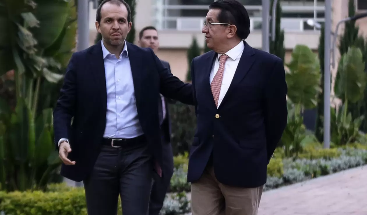 Ernesto Lucena y Fernando Ruíz, ministros del Deporte y de Salud.