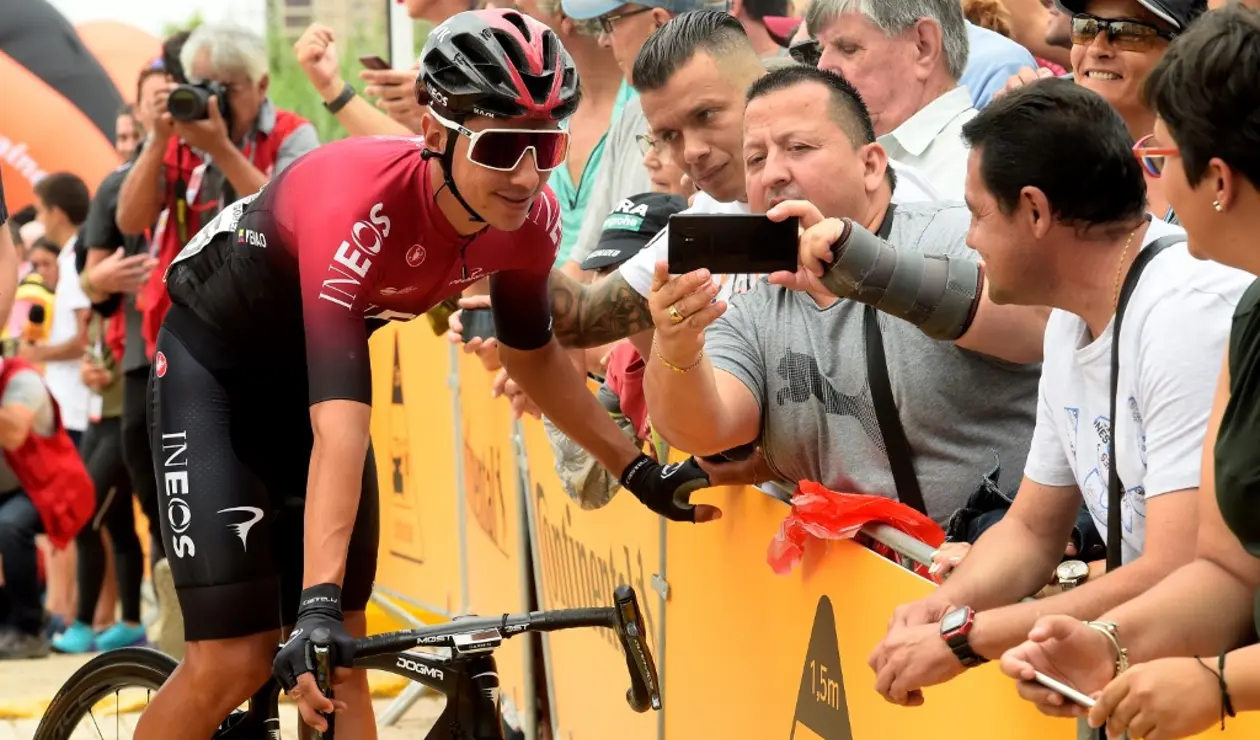Sebastián Henao, ciclista colombiano del Team Ineos