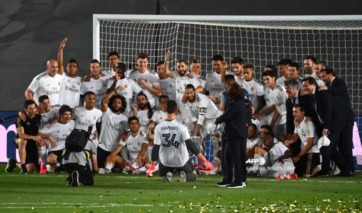 Real Madrid campeón de la Liga Española 2020