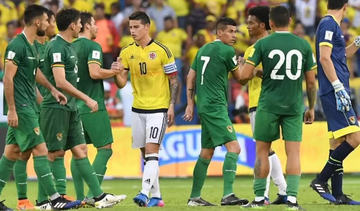 Selección de Bolivia vs Colombia