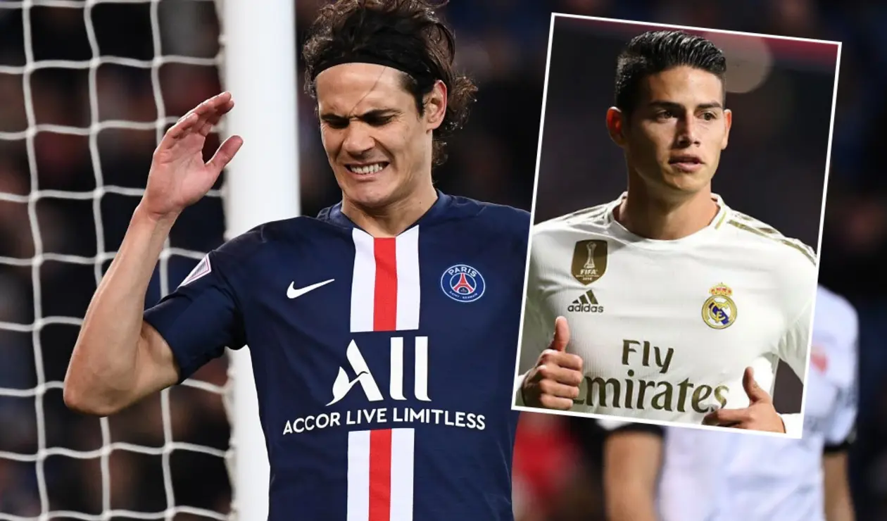 Edison Cavani, James Rodríguez