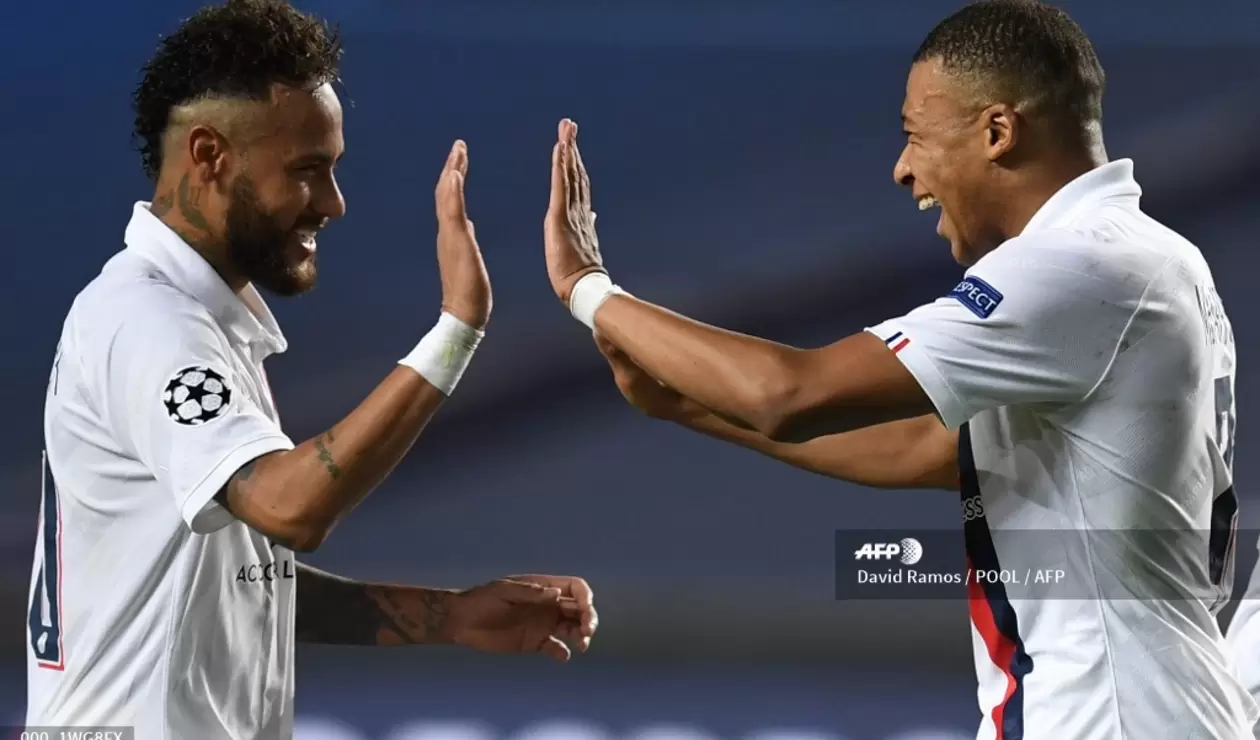 Mbappé y Neymar