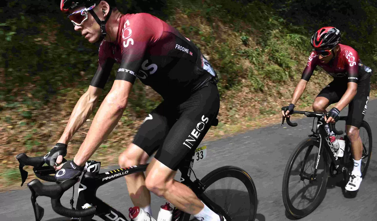 Chris Froome no pudo en la primera etapa del Critérium del Dauphiné 2020