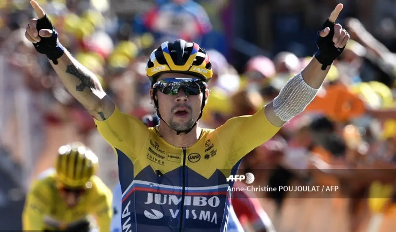 Primoz Roglic, corredor del Jumbo Visma